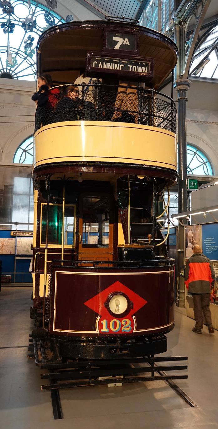 West Ham Corporation Tramways double deck electric tram No 102, 1910d